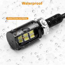 Luce Targa A LED 12V, 6SMD 3030, Lampada con Bullone A Vite, 6000K, Impermeabile, per Auto, Camion, , Moto, 4 Pezzi, Giallo