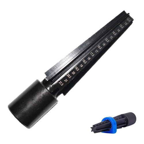 Wax Ring Sizer Tool with 6-Sided Blade for Precise Wax Ring Enlargement and Carving