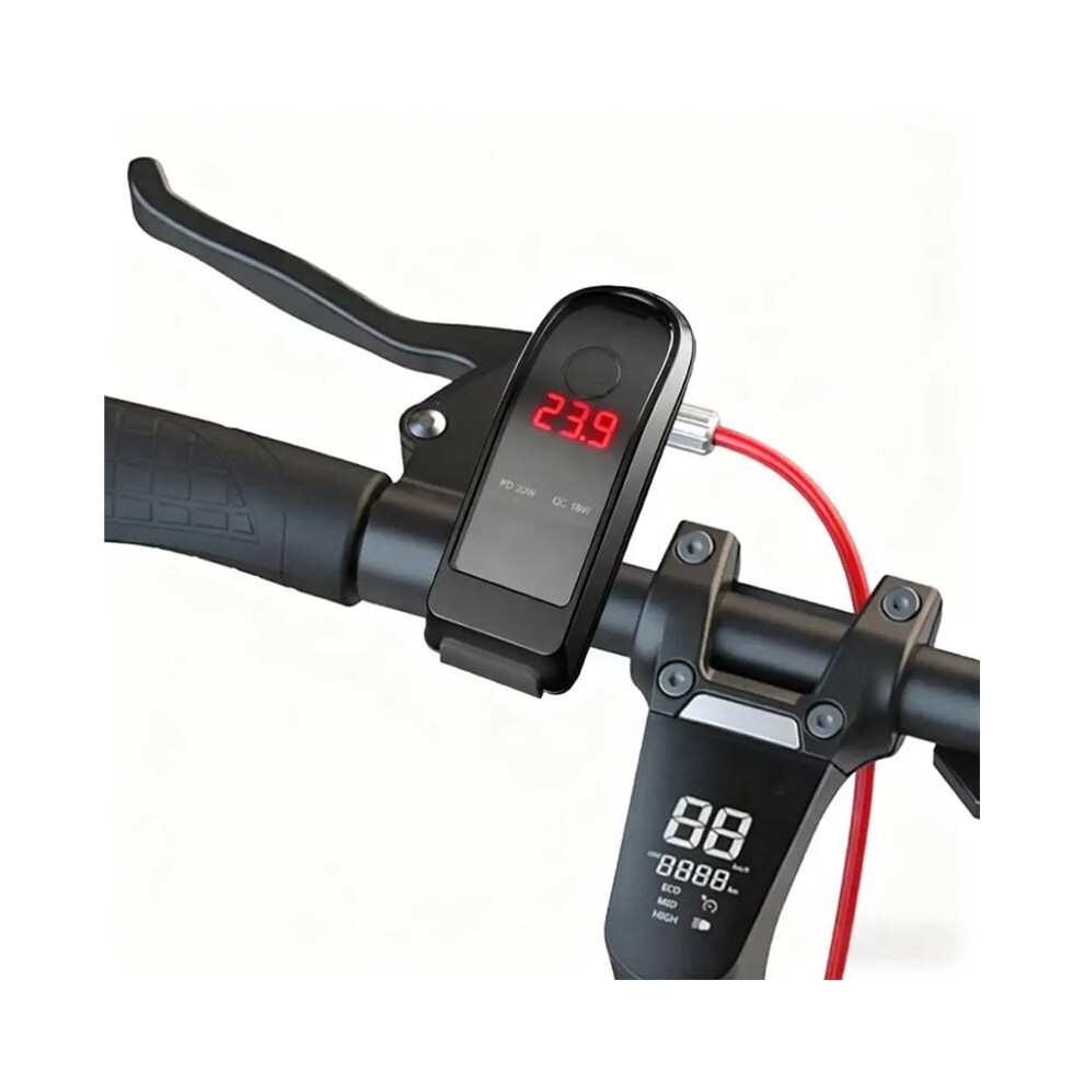 Motorcycle Usb Fast Charger 12V Waterproof Pd Usb-C & Qc 3.0 Power Outlet Socket With Voltmeter Phone Charger 6032309181054