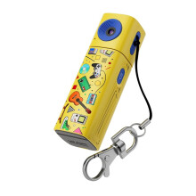2K Daumen-Schlüsselanhänger-Kamera Digitale -Action-Kamera Retro-Videorekorder Tragbarer Taschen-Camcorder Gelb