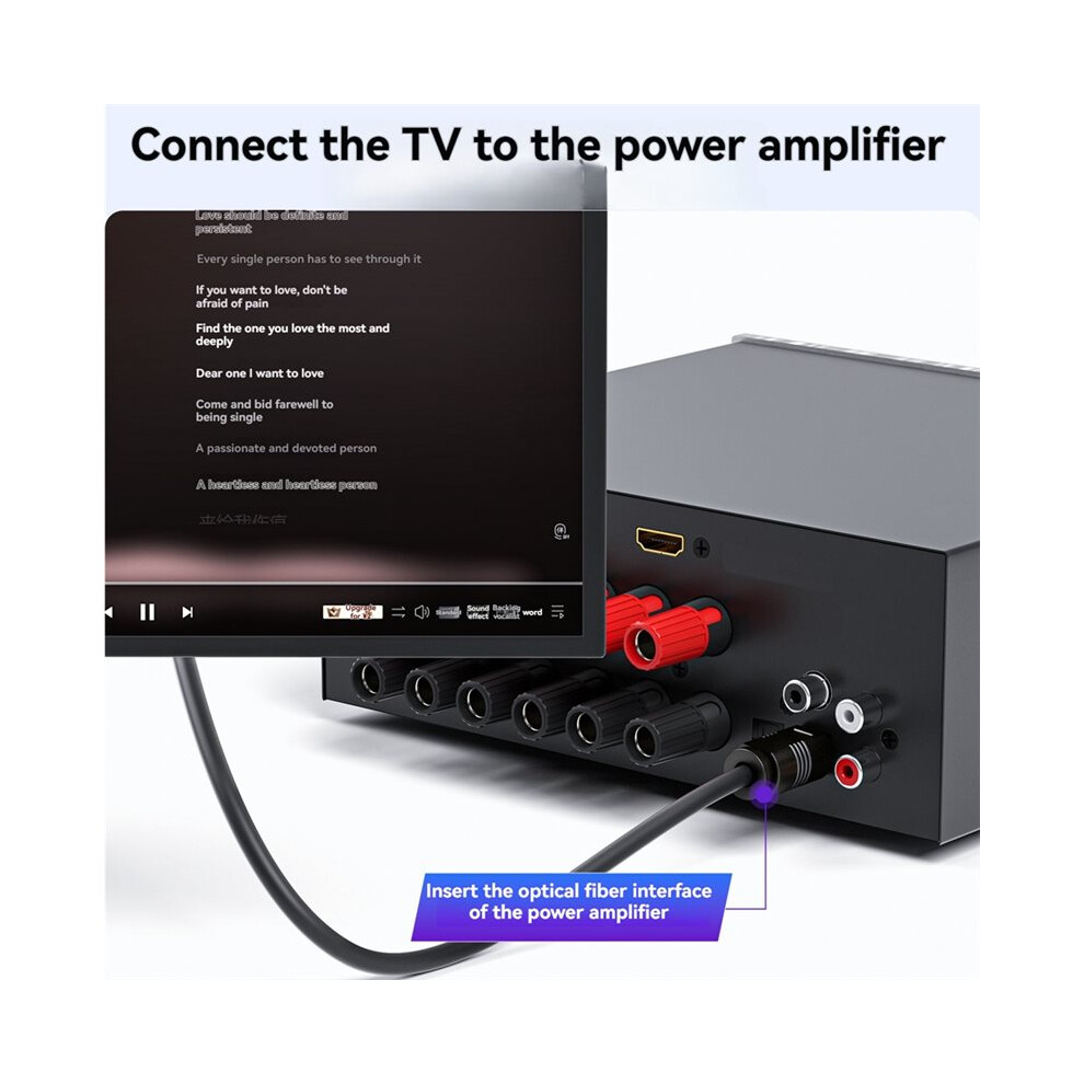 Audio Coaxial To Optical Fiber Converter 5.1 Channel Amplifier Spdif Converter Coaxial Digital Optical Audio Cable 6032603715085