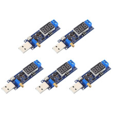 Mikrojustierbarer Aufwärts-/Abwärtswandler mit USB-Anschluss, Aufwärts-/Abwärtswandler, 5 V auf 1,2 V-24 V, Einstellbarer Ausgang B