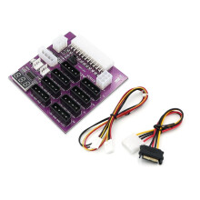 ATX Power Supply Breakout Board with 4 Pin and 6 Pin Power Connector Power Supply Breakout Board Adapter 800W
