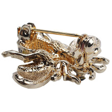 2X Fashionable Bumble Bee Crystal Brooch Pin Costume Badge Party Jewelry Gift Fashion Bee