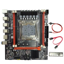 X99E DDR4 Moderkort LGA2011-3 4XDDR4 RECC RAM-Platser Gigabit LAN-Kort M.2 NVMe X99 Gaming Moderkort C