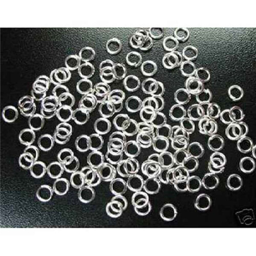 1500-Piece Open Jump Rings for Jewelry Making, 4mm, Silver 2
