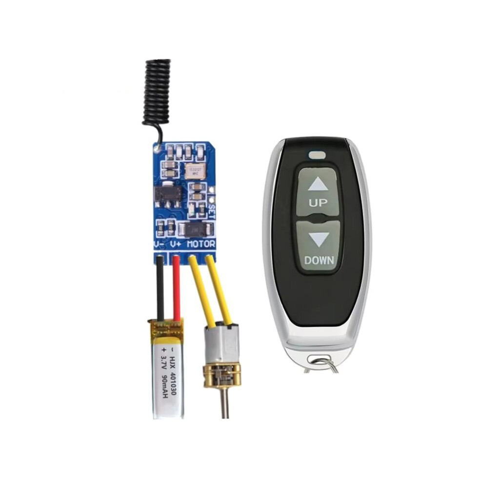3.7V Motor Remote Control Switches 5V 7.4V 9Vtiny Motor Forwards Reverse Stop Positive Negative Winch Motor 4711352722972