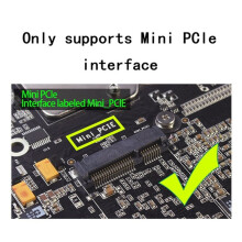 WiFi 6E  PCI-E AX210HMW Drahtlosnetzwerkkarte  5.3 Adapter für Desktop-Laptops, Tri-Band 2,4/5/6 GHz AX WLAN