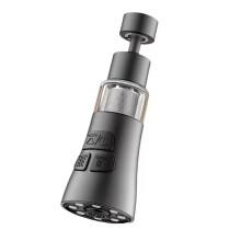 360 Universal Kitchen Faucet Extender with Filter Aerator Filter Washbasin Faucet Bubbler Nozzle Aerator Grey