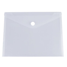Bolsa de Plástico Transparente Tipo Sobre A4 para Archivadores (30 Unidades, Gran Capacidad)