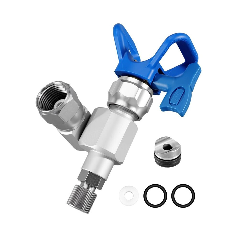 287030 Swivel Valve,Airless Paint Swivel Joint Compatible 7/8In Sprayers,Dual-Pressure Anti-Spitting Valve 180 Rotation 4713841579845