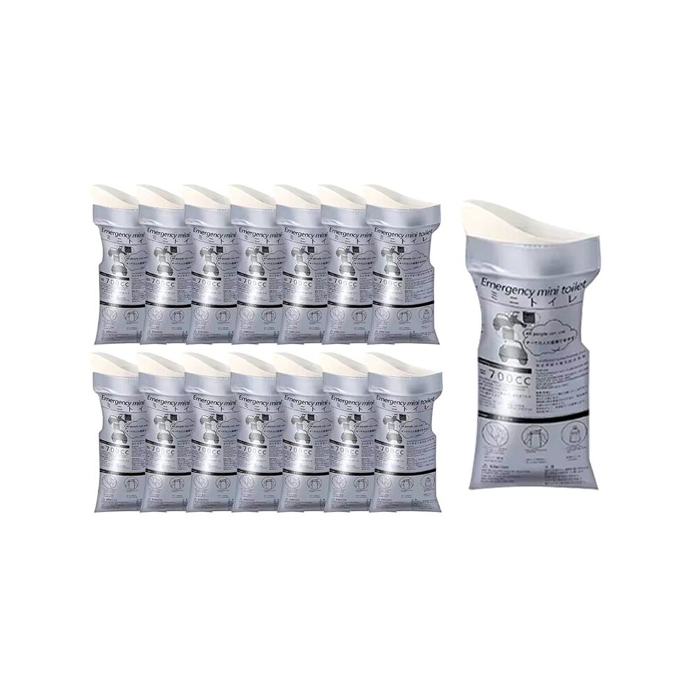 15 Pcs 700Cc Car Urinate Bags Camping Outdoor Easy Emergency Piss Bags For Baby Women Men Vomit Bag 6031379178551