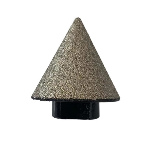 Chamfering Drill Bit 50mm, Cone Grinding Tool for Ceramic Tile, Whetstone Cone Chamfering Reamer for Porcelain, Marble