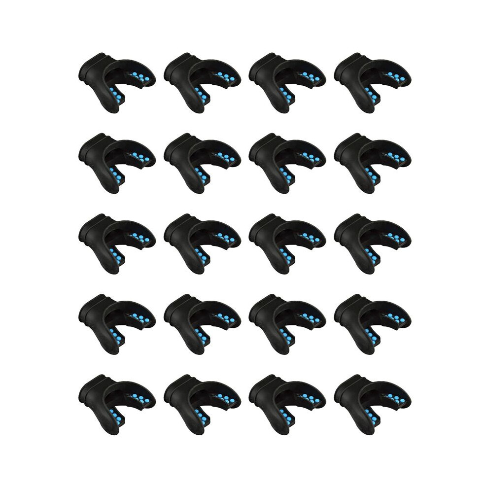 20X Snorkel Mouthpiece Regulator Diving Mouthpiece Universal Accessory Replacement Scuba Silicone Respirator 4713620838149