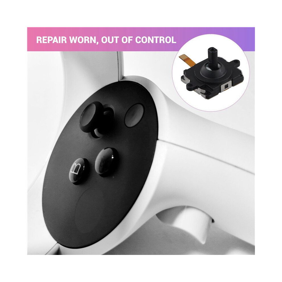 6Pcs 3D Analog Joysticks For Meta Quest3 Vr Controller Thumbstick 3D Analog Joystick For Quest3 4711121086359