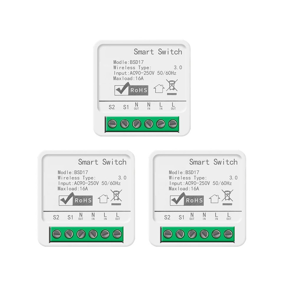 3X Tuya Tuya 16A Zigbee Cassette App Mobile Phone Remote Voice Timing Alexa 6032598227792