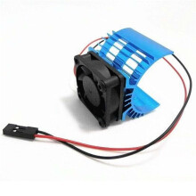 20X Meta Heat Sink with 5V Cooling Fan for 1/10 RC Car 540 550 3650 Size Motor