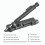 2X Multi-Function Scribing Tool Plastic Compass Angle Adjustable Tiling Paving Stud Walls Woodworking Tools 1