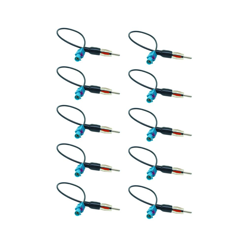 10X Universal Fakra To Din Car Stereo Radio Aerial Adaptor Mast Antenna Adapter 6031444461113