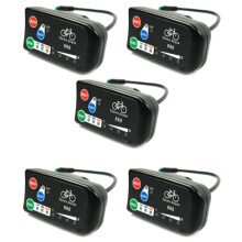 5X Elektrisches Fahrrad Display 36V 48V Ebike Ligent Control Panel LCD Display LED880 Wasserdichter Controller für KT