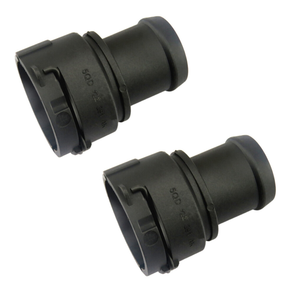 2X Coolant Cooling Heater Hose Pipe Connector For Transporter Bora Altea A3 S3 7M3 122 291 4712293731665