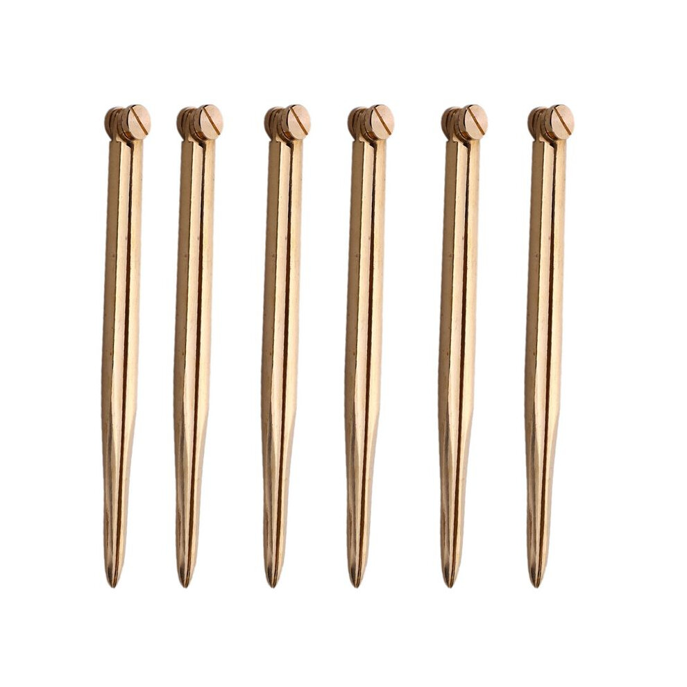 6Pcs 168Mm Nautical Chart Straight Divider Solid Brass Marine Dividing Tool No Rust For Architects Marine Navigation 4711979993465