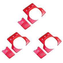21Pcs Red Electronic Handbrake Multimedia Button Cover Trim for 3 6 CX-5 CX-9 2016-2020 Center Console Sticker