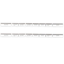 16X Car Console Air Conditioning Buttons Decoration Cover Trim for E Class W212 C207 2009-2015 B