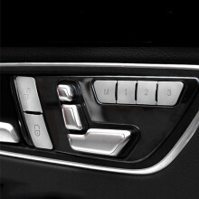 48Pcs Car Door Memory Lock Buttons Covers Stickers for CLA/GLA/GLK/GLE/CLS/GL/ML/A/B/E