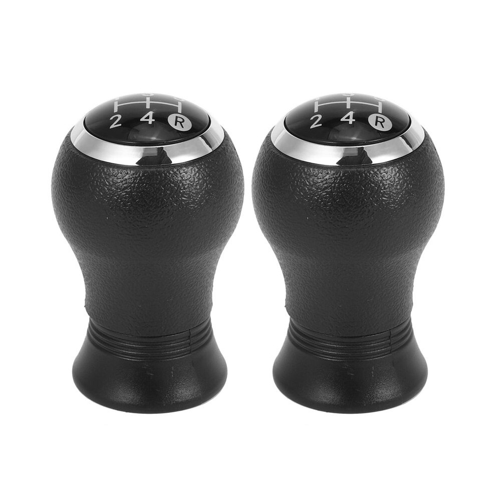 2X 5 Speed Manual Gear Shift Knob Handball For Yaris Auris 2005 2006 2007 2008 2009 2010 Black 6033546725285