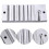 Swage Block Metal Forming Tool for Jewelry, Iron Bench Tool with Precise Channels 4