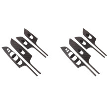 8x for Navara NP300 2016-2019 Car Window Glass Lift Button Panel Cover Trim Sticker,Carbon Fibre LHD