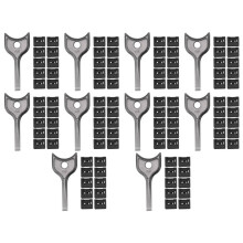 100Pcs USB Dust Plug Charger Port Cover Cap USB Security Lock Universal Dustproof Protector PC Notebook Laptop