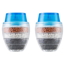 4 Stücke Küche Haus Carbon Wasserhahn Leitungs Wasser Reinigen Filter Purifier Filtrations Patrone Carbon Wasser Filter Blau