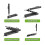 2X Multi-Function Scribing Tool Plastic Compass Angle Adjustable Tiling Paving Stud Walls Woodworking Tools 5