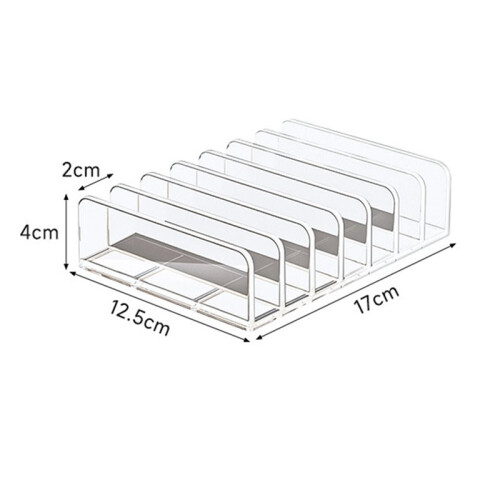 2X Acrylic CD/DVD Storage Rack Transparent Organizer Stand Display Holder for CD/DVD, Holds Multiple Discs 2