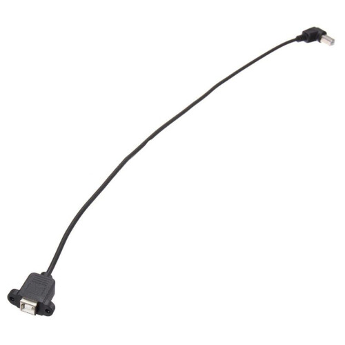 3X USB 2.0 B Male to USB B Female Socket Printer Panel Mount Extension Cable 50cm 1