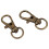 100pcs Metal Clasp Swivel Trigger Clips Snap Hooks Key  Bags DIY  Copper 4