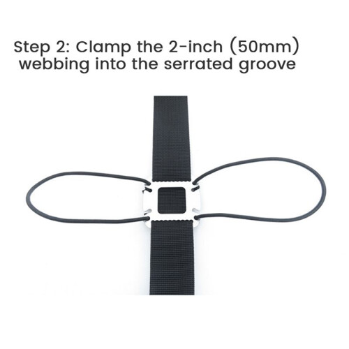 2X Buckle Metal Button Quick-Install Quick-Release Adjusting Rope Diving Counterweight Buckle 2