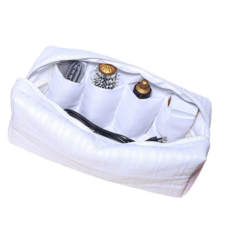 Cotton Makeup Bag For Hair Dryer And Cosmetics With Multiple