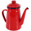 2X 1.1L Enamel Coffee Pot Hand Tea Kettle Induction Cooker Gas Stove Universal Red 4