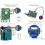 4pcs 1.28Inch Round Display LCD Screen Module GC9A01 SPI Communication RGB 65K Color Support for Raspberry 4