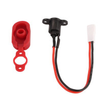 5X M365 Electric Scooter Accessories Charging Port Plastic Waterproof Waterproof Plug Complete Set