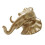 2X Wall Mounted Hooks Animal  Rack Coat Caps Wall Hanger Horse Elephant Hooks Decorative Decor E 2