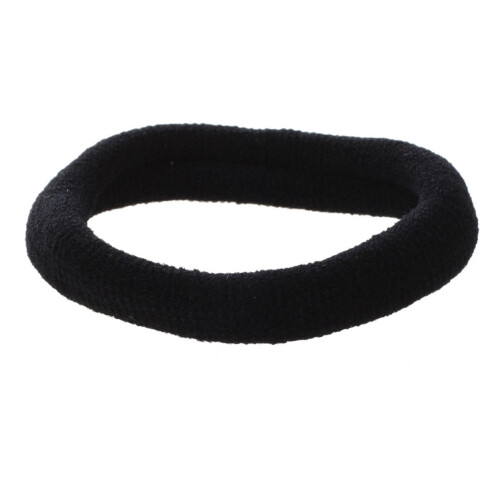 10 Pcs Black Stretchy Band Hair Tie Ponytail Holders