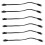 36 Pcs 1 Ft Flat Internet Network Cable Solid Cat6 High Speed Patch Lan Wire with Snagless Rj45 Connectors 1