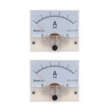 2X 85C1  0-10A Rectangle Analog Panel Ammeter Gauge