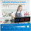 2X Gym Timer,LED Interval Timer Digital Countdown Wall Clock Fitness Timer,1.5Inch Digits Down/ Clock Stopwatch 1