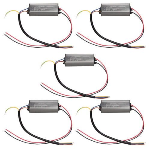 5X 30W LED Driver Constant Current Driver Power Supply Transformer Waterproof