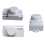 2X 5.8GHz Microwave  Sensor  Knob  Adjustment LED Light Sensor  Human Motion Detector 3